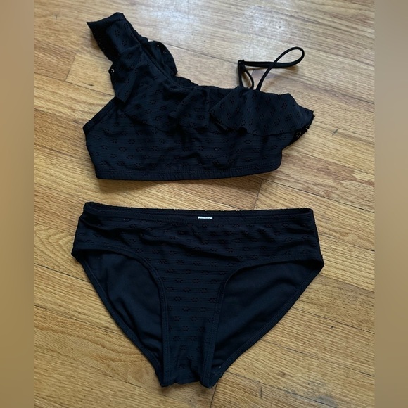 Justice Other - Justice Girl’s 2 piece swim suit. Black. Good condition. Size XL 16/18